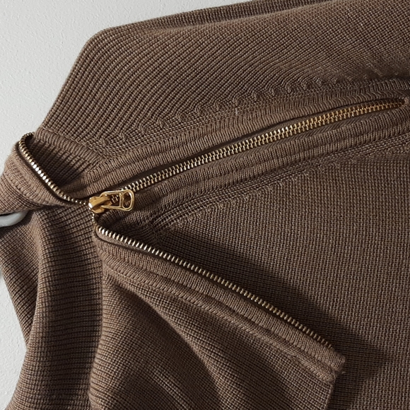 Tan/Brown Calvin Klein Sweater Dress - Picture 2 of 6